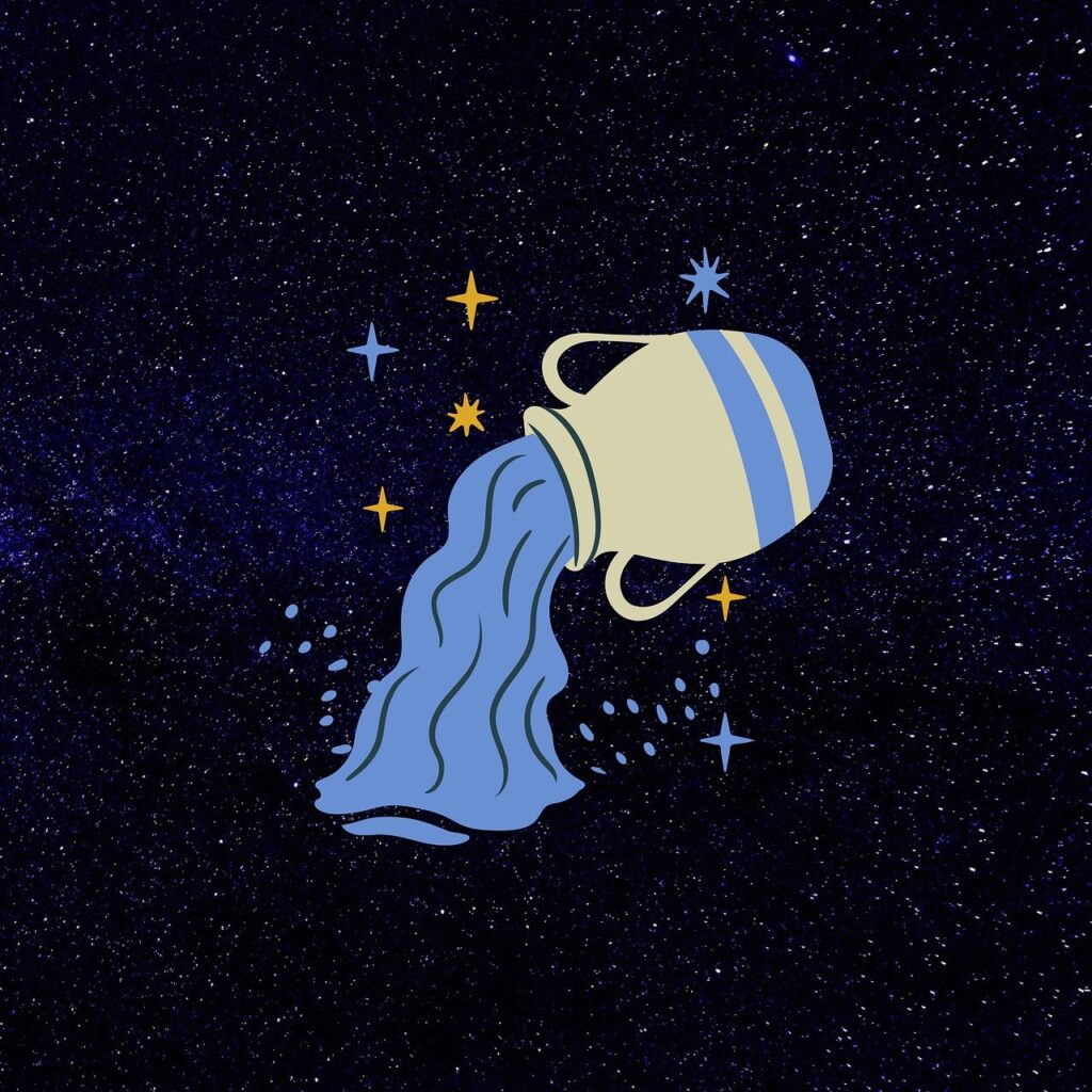 aquarius, horoscope, astrology, symbol, star, nature, sign, calendar, collection, planet, constellation, galaxy, sky, milkyway